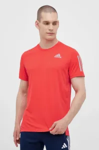 Bežecké tričko adidas Performance Own the Run oranžová farba, s potlačou #8735104