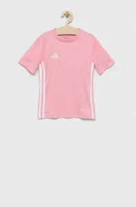 Detské tričko adidas Performance TABELA 23 JSY ružová farba, jednofarebné #7946713