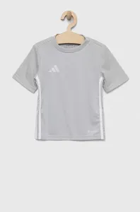 Detské tričko adidas Performance TABELA 23 JSY šedá farba, s nášivkou