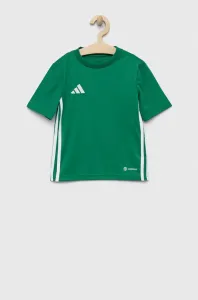 Detské tričko adidas Performance TABELA 23 JSY zelená farba, vzorované #7527030