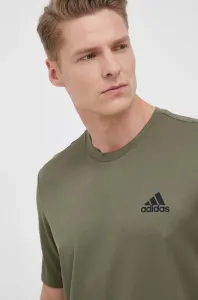 Tréningové tričko adidas Performance Designed For Move zelená farba, jednofarebné