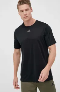 Tréningové tričko adidas Performance HIIT Slg čierna farba, s potlačou #8734281