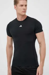 Tréningové tričko adidas Performance Techfit Techfit čierna farba, jednofarebné, HK2337