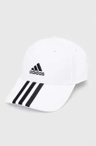 adidas 3-STRIPES BASEBALL CAP Šiltovka, biela, veľkosť