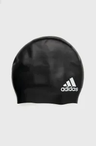 Plavecká čiapka adidas Performance FJ4969 čierna farba