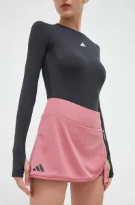 Športová sukňa adidas Performance Club ružová farba, mini, rovný strih #8748511