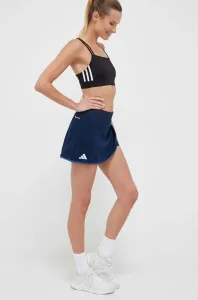 Športová sukňa adidas Performance Club tmavomodrá farba, mini, rovný strih