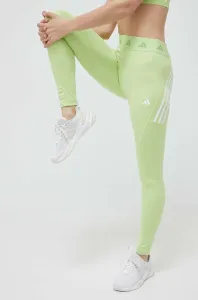 Tréningové legíny adidas Performance Techfit Hyperglam zelená farba, s potlačou #8735574