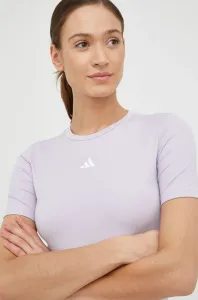 Tréningové tričko adidas Performance fialová farba #8589008