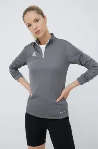 Tréningové tričko s dlhým rukávom adidas Performance Entrada 22 H57542 šedá farba, H57542