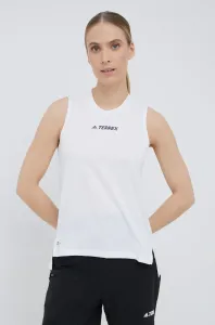 Športový top adidas TERREX Multi dámsky, biela farba, #243069