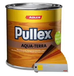Adler Pullex Aqua-Terra - ekologický olej na drevo do interiéru a exteriéru na drevodomy či včelí úľ 2,5 l lärche - smrekovec