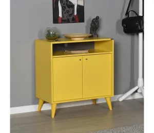 Adore Furniture Komoda 79x73 cm žltá
