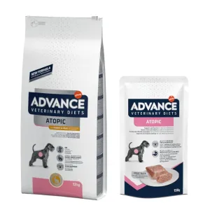 Advance VD granuly, 10 / 12 kg + Advance Veterinary Diets  8 x 150g zadarmo - Atopic Rabbit & Peas 12 kg + 8 x 150 g- Atopic