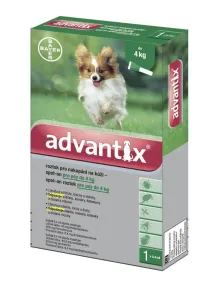 Advantix spot-on 0,4ml pipeta proti kliešťom a blchám pre psy do 4kg