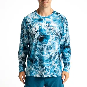 ADVENTER & FISHING UV T-SHIRT Pánske funkčné UV tričko, modrá, veľkosť #380264