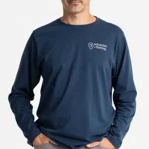 ADVENTER & FISHING COTTON SHIRT Pánske tričko, tmavo modrá, veľkosť