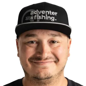 ADVENTER & FISHING STRAIGHT CAP Šiltovka, čierna, veľkosť