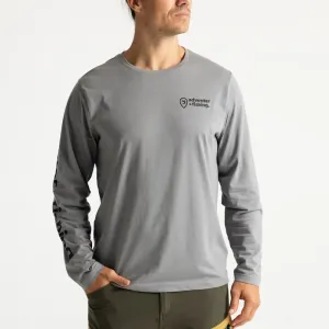 ADVENTER & FISHING COTTON SHIRT Pánske tričko, sivá, veľkosť #5708063