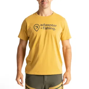 ADVENTER & FISHING COTTON SHIRT Pánske tričko, hnedá, veľkosť #5708074