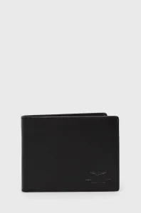 Kožená peňaženka Aeronautica Militare pánsky, čierna farba #5673218