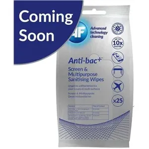 AF Anti Bac – Screen & Multipurpose Antibakteriálne čistiace obrúsky, 25 ks