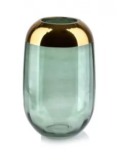 Sklenená váza Serenite 26 cm zelená