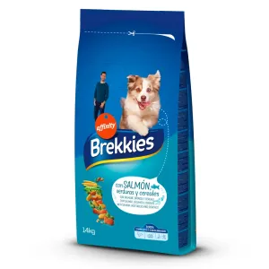 Brekkies Dog s lososom - Ekonomické balenie: 2 x 14 kg