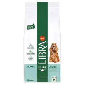 Libra Dog Light Turkey - výhodné balenie: 2 x 12 kg
