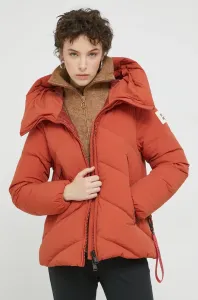 Páperová bunda After Label dámska, červená farba, zimná, #2578252