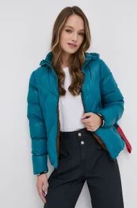 Páperová bunda After Label dámska, tyrkysová farba, zimná #4886570
