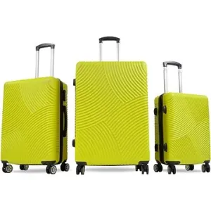 Aga Travel Súprava cestovných kufrov MR4654 Žltá