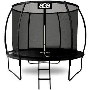 Aga SPORT EXCLUSIVE Trampolína 250 cm čierna + ochranná sieť + rebrík