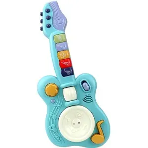 Aga4Kids Detská interaktívna gitara, modrá