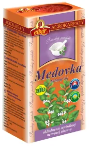 Agrokarpaty BIO Medovka bylinný čaj čistý prír. produkt 20 x 2 g