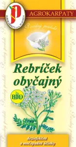 Agrokarpaty BIO Rebríček obyčajný bylinný čaj čistý prírodný produkt 20x2 g 10 x 2 g