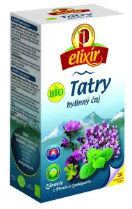 Agrokarpaty BIO Tatry bylinný čaj čistý prírodný produkt vrecúška 20 x 1.5 g