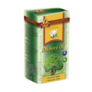 Agrokarpaty Dubový čaj z dubovej kôry prírodný produkt 20x2 g 8 x 2 g