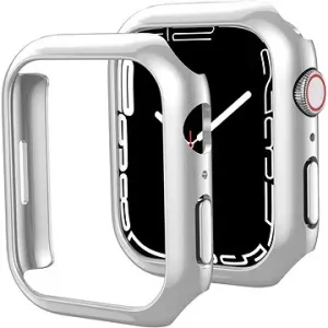 Ahastyle premium PC Matte electroplated na Apple Watch7 45mm silver 2 ks #82769