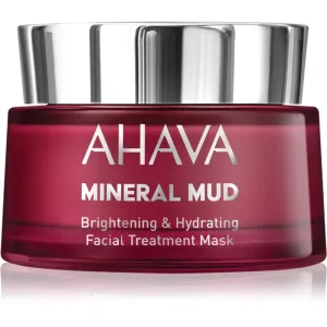AHAVA Mineral Mud Brightening & Hydrating 50 ml pleťová maska na veľmi suchú pleť; výživa a regenerácia pleti; na rozjasnenie pleti