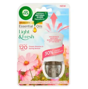 Air Wick Light & Fresh Flower Meadow & Spring Breeze elektrický osviežovač vzduchu s náplňou 19 ml