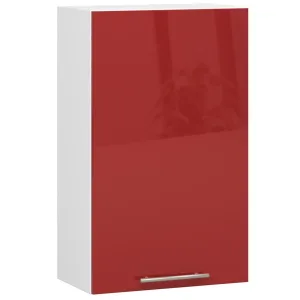 Závěsná kuchyňská skříňka Olivie W 50 cm bílo-červená