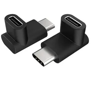 AKASA 90° USB 3.1 Gen2 Type-C na Type-C adaptér, 2 pack