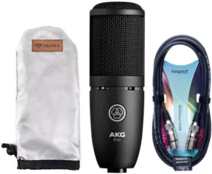 AKG P120+ Recording Microphone SET Kondenzátorový štúdiový mikrofón