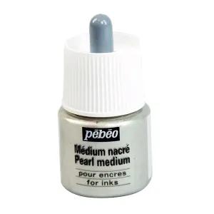 Médium Pebeo s perleťovým efektom (Médium pre akvarelové a akrylové farby)