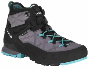 AKU Rock DFS Mid GTX Ws Grey/Turquoise 39,5 Dámske outdoorové topánky