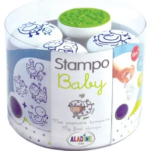 Aladine Pečiatky pre najmenších Stampo Baby 4 ks Domáce zvieratká