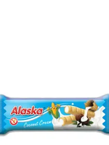 Kukuričné trubičky - kokos ALASKA 18 g