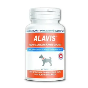 ALAVIS MSM+GLUKOZAMÍN SULFÁT kĺbová výživa pre psy 60tbl