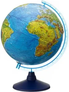 Alaysky Globe 25 cm Reliéfny fyzický a politický glóbus s LED podsvietením, popisky SK